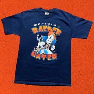 Vintage Denver Broncos NFL t Shirt navy blue orange white mens M football